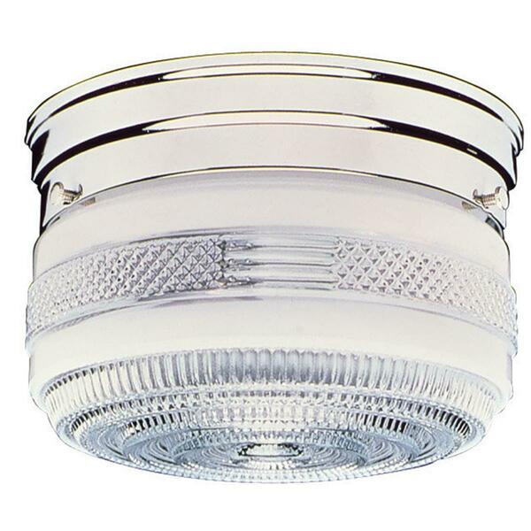 Cling 2-Light Ceiling Mount, Polished Chrome Finish CL1911